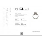 Μονόπετρο Δαχτυλίδι - Μονόπετρο δαχτυλίδι Κ18 λευκόχρυσο με διαμάντι 1.44ct, SI2, H από το IGL da4179 ΔΑΧΤΥΛΙΔΙΑ ΑΡΡΑΒΩΝΑ Κοσμηματα - chrilia.gr