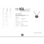 Solitaire necklace Κ18 white gold with diamond  0.16ct, SI2, H from IGL ko4818 NECKLACES Κοσμηματα - chrilia.gr