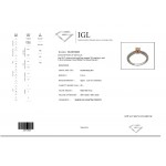 Solitaire ring 18K White & pink gold with diamond 0.13ct, VS1, G from IGL da3691 ENGAGEMENT RINGS Κοσμηματα - chrilia.gr