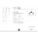 Μονόπετρο δαχτυλίδι Κ18 λευκόχρυσο με διαμάντι 0.30ct , VS1, H από το IGL da3790 ΔΑΧΤΥΛΙΔΙΑ ΑΡΡΑΒΩΝΑ Κοσμηματα - chrilia.gr