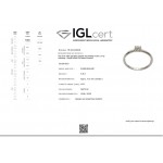 Μονόπετρο δαχτυλίδι Κ18 λευκόχρυσο με διαμάντι 0.28ct, VVS2, H από το IGL da4156 ΔΑΧΤΥΛΙΔΙΑ ΑΡΡΑΒΩΝΑ Κοσμηματα - chrilia.gr