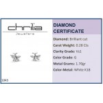 Πολύπετρα σκουλαρίκια πεταλούδα Κ18 λευκόχρυσο με διαμάντια 0.28ct, VS1, G, sk1043 ΣΚΟΥΛΑΡΙΚΙΑ Κοσμηματα - chrilia.gr