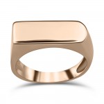 Δαχτυλίδι Κ9 ροζ χρυσό, da3474 ΔΑΧΤΥΛΙΔΙΑ Κοσμηματα - chrilia.gr