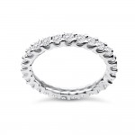 Ολόβερο Δαχτυλίδι - Ολόβερο δαχτυλίδι Κ18 λευκόχρυσο με διαμάντια 1.39ct, VS2 /SI1, Ε/F από το IGL da3701 ΔΑΧΤΥΛΙΔΙΑ ΑΡΡΑΒΩΝΑ Κοσμηματα - chrilia.gr