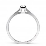Solitaire ring 18K white gold with diamond 0.36ct, VVS1, F from IGL da3608 ENGAGEMENT RINGS Κοσμηματα - chrilia.gr