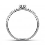Solitaire ring 18K white gold with diamond 0.28ct, VVS2, H from IGL da4156 ENGAGEMENT RINGS Κοσμηματα - chrilia.gr