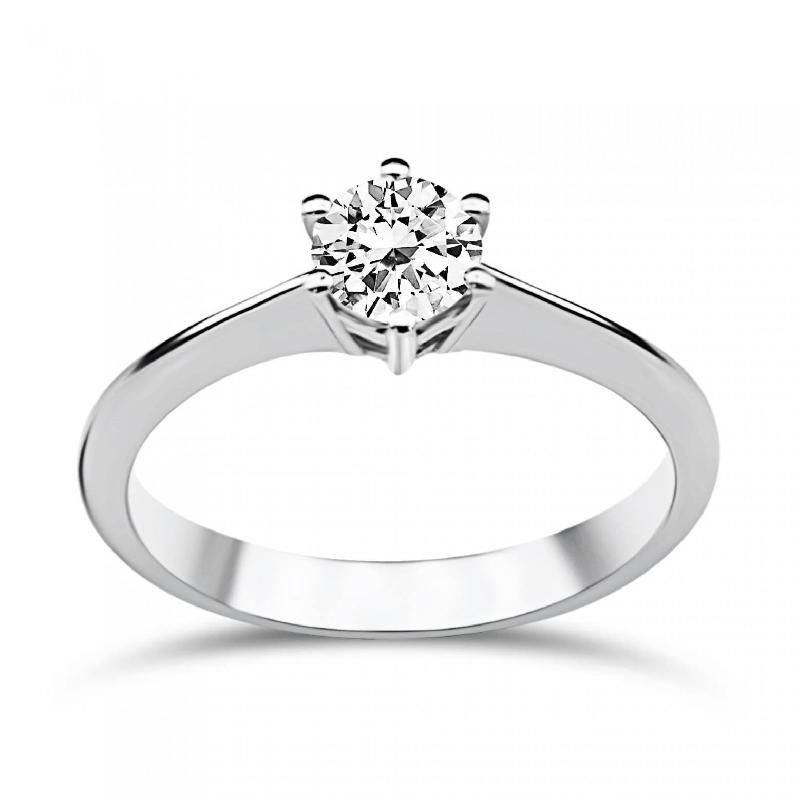 Μονόπετρο Δαχτυλίδι - Μονόπετρο δαχτυλίδι Κ18 λευκόχρυσο με διαμάντι 0.40ct, VS2, D από το GIA da3509 ΔΑΧΤΥΛΙΔΙΑ ΑΡΡΑΒΩΝΑ Κοσμηματα - chrilia.gr