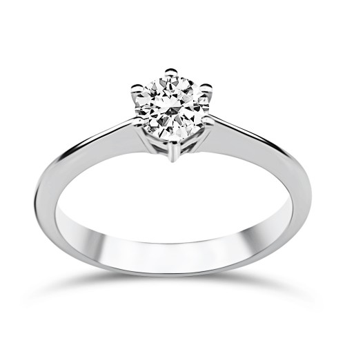 Μονόπετρο Δαχτυλίδι - Μονόπετρο δαχτυλίδι Κ18 λευκόχρυσο με διαμάντι 0.40ct, VS2, D από το GIA da3509 ΔΑΧΤΥΛΙΔΙΑ ΑΡΡΑΒΩΝΑ Κοσμηματα - chrilia.gr
