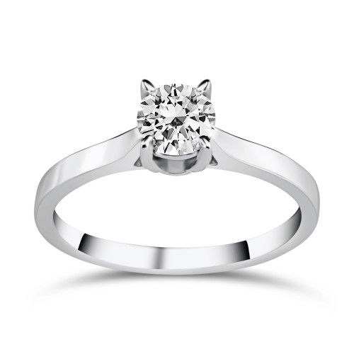 Μονόπετρο Δαχτυλίδι - Μονόπετρο δαχτυλίδι Κ18 λευκόχρυσο με διαμάντι 0.56ct, VS2, G από το GIA da3510 ΔΑΧΤΥΛΙΔΙΑ ΑΡΡΑΒΩΝΑ Κοσμηματα - chrilia.gr