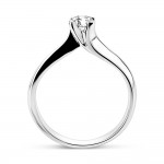 Μονόπετρο δαχτυλίδι Κ18 λευκόχρυσο με διαμάντι 0.30ct , VS1, H από το IGL da3790 ΔΑΧΤΥΛΙΔΙΑ ΑΡΡΑΒΩΝΑ Κοσμηματα - chrilia.gr