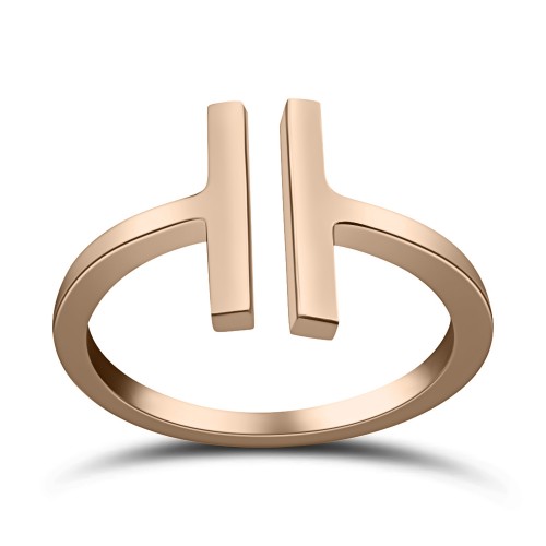 Δαχτυλίδι Κ9 ροζ χρυσό, da2995 ΔΑΧΤΥΛΙΔΙΑ Κοσμηματα - chrilia.gr