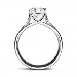 Solitaire ring 18K white gold with diamond 1.44ct, SI2, H from IGL da4179 ENGAGEMENT RINGS Κοσμηματα - chrilia.gr
