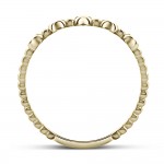 Half stone ring 18K gold with emeralds 0.09ct, da4098 ENGAGEMENT RINGS Κοσμηματα - chrilia.gr