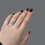 Solitaire ring 18K white gold with diamond 1.44ct, SI2, H from IGL da4179 ENGAGEMENT RINGS Κοσμηματα - chrilia.gr