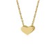 Heart necklace, Κ9 gold, ko4497