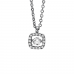 Πολύπετρο κολιέ Κ18 λευκόχρυσο με διαμάντια 0.11ct, SI1, H ko5037 ΚΟΛΙΕ Κοσμηματα - chrilia.gr