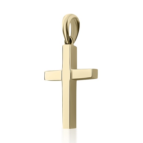 Βαπτιστικός σταυρός Κ14 χρυσό st4022 ΣΤΑΥΡΟΙ Κοσμηματα - chrilia.gr