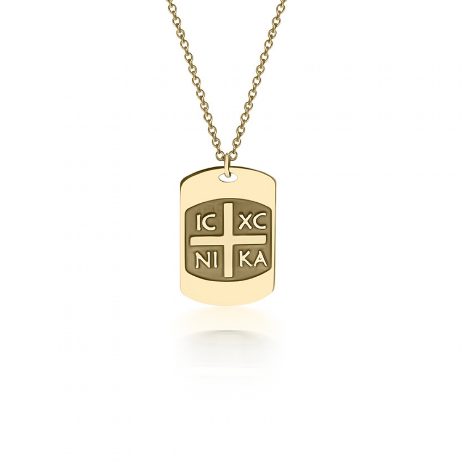 Byzantine necklace, Κ14 gold, ko4993 NECKLACES Κοσμηματα - chrilia.gr