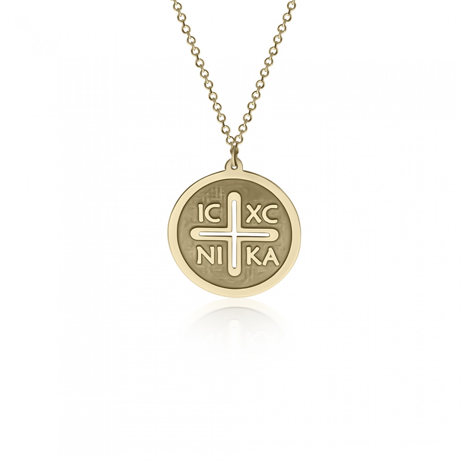 Byzantine necklace, Κ14 gold, ko4709 NECKLACES Κοσμηματα - chrilia.gr