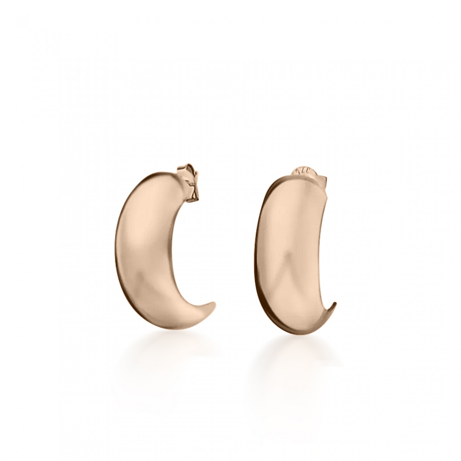 Dangle earrings K9 pink gold, sk3666 EARRINGS Κοσμηματα - chrilia.gr