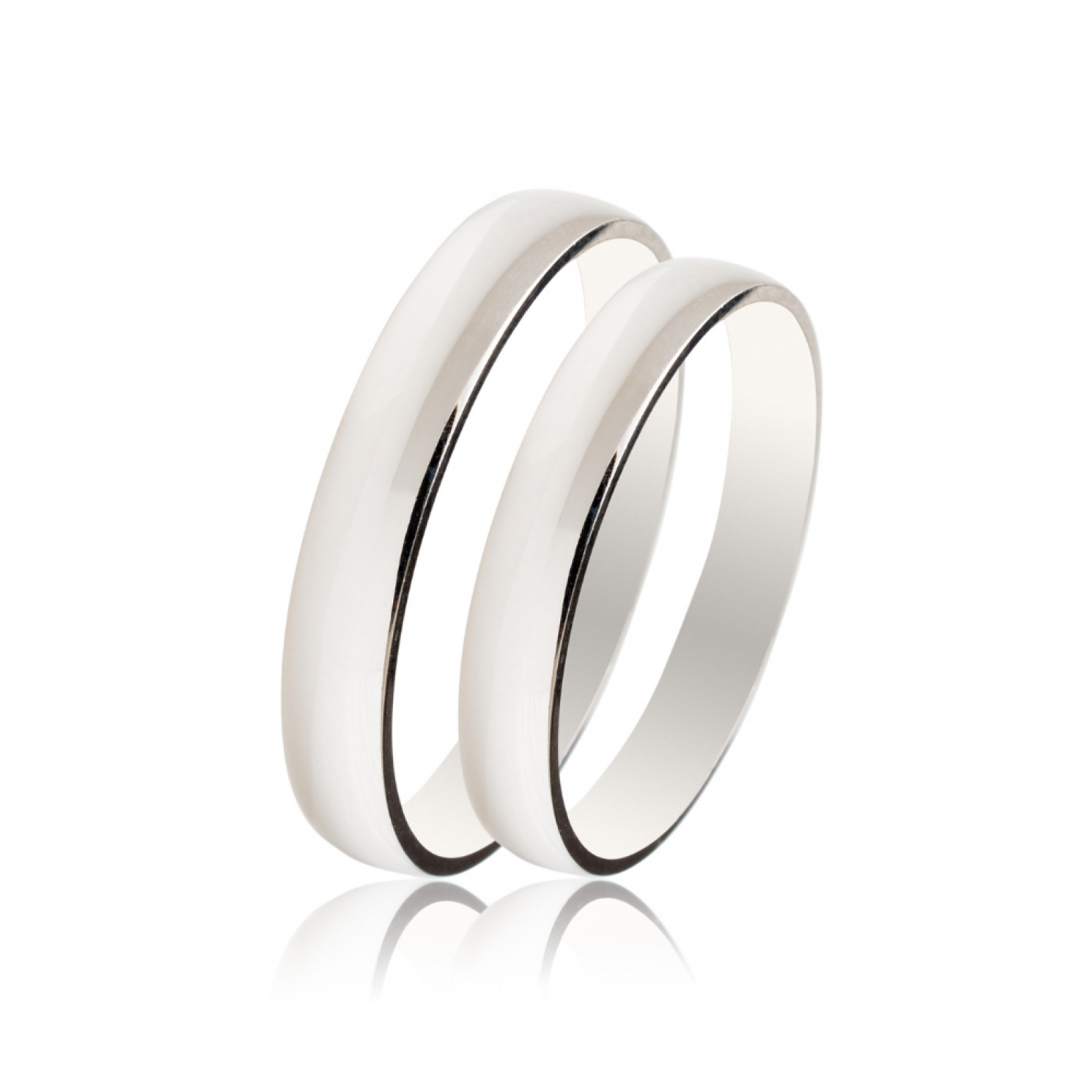 Maschio Femmina wedding rings in white gold, K9, pair da4026 WEDDING RINGS Κοσμηματα - chrilia.gr