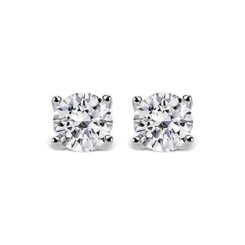 Μονόπετρα σκουλαρίκια Κ18 λευκόχρυσο με διαμάντια 0.82ct, VS1, F από το GIA sk2675 ΣΚΟΥΛΑΡΙΚΙΑ Κοσμηματα - chrilia.gr