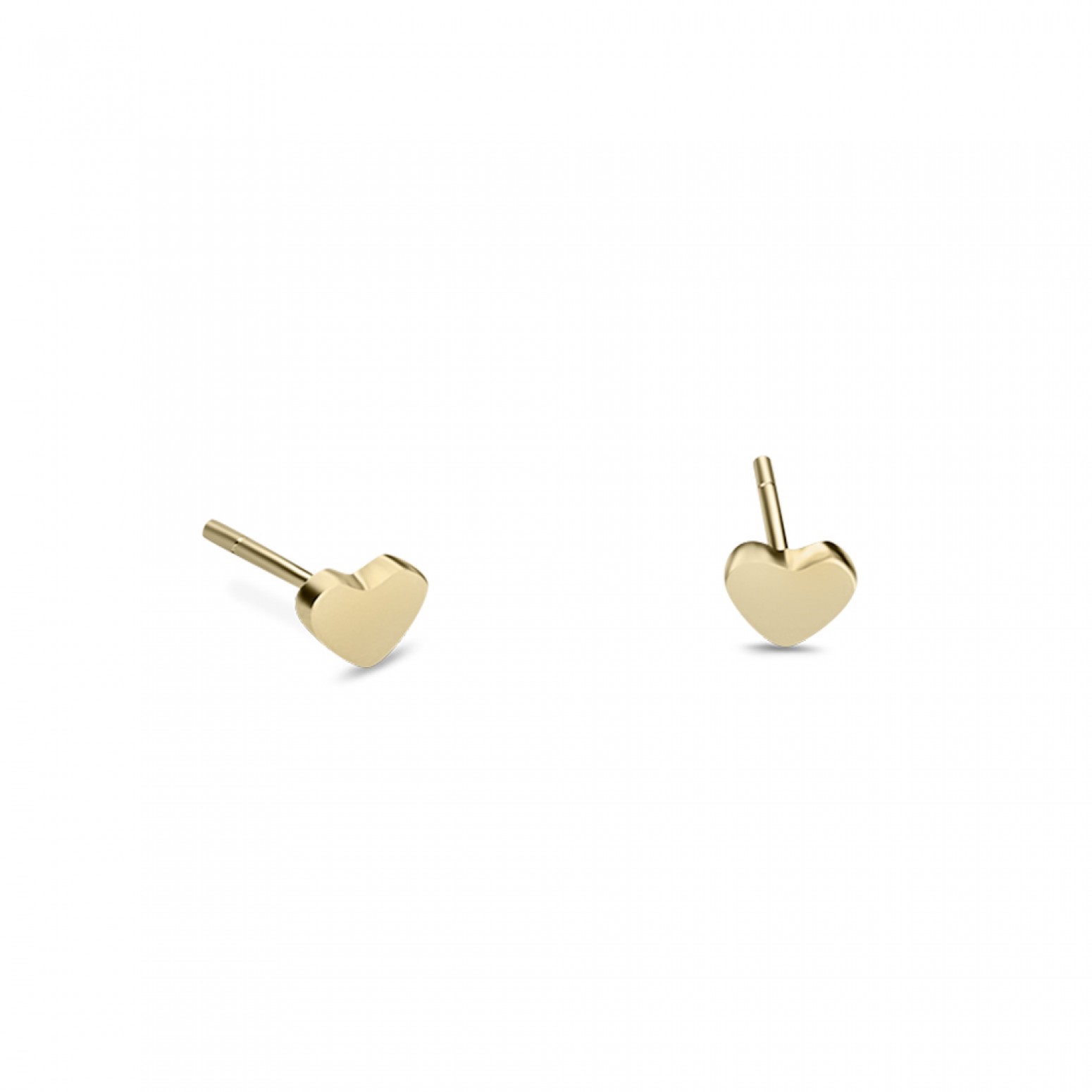 Heart baby earrings K9 gold, ps0087 EARRINGS Κοσμηματα - chrilia.gr