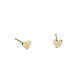 Heart baby earrings K9 gold, ps0087