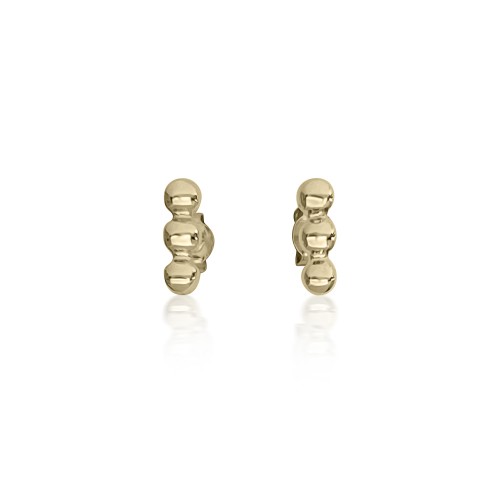 Bar earrings K9 gold, sk3496 EARRINGS Κοσμηματα - chrilia.gr