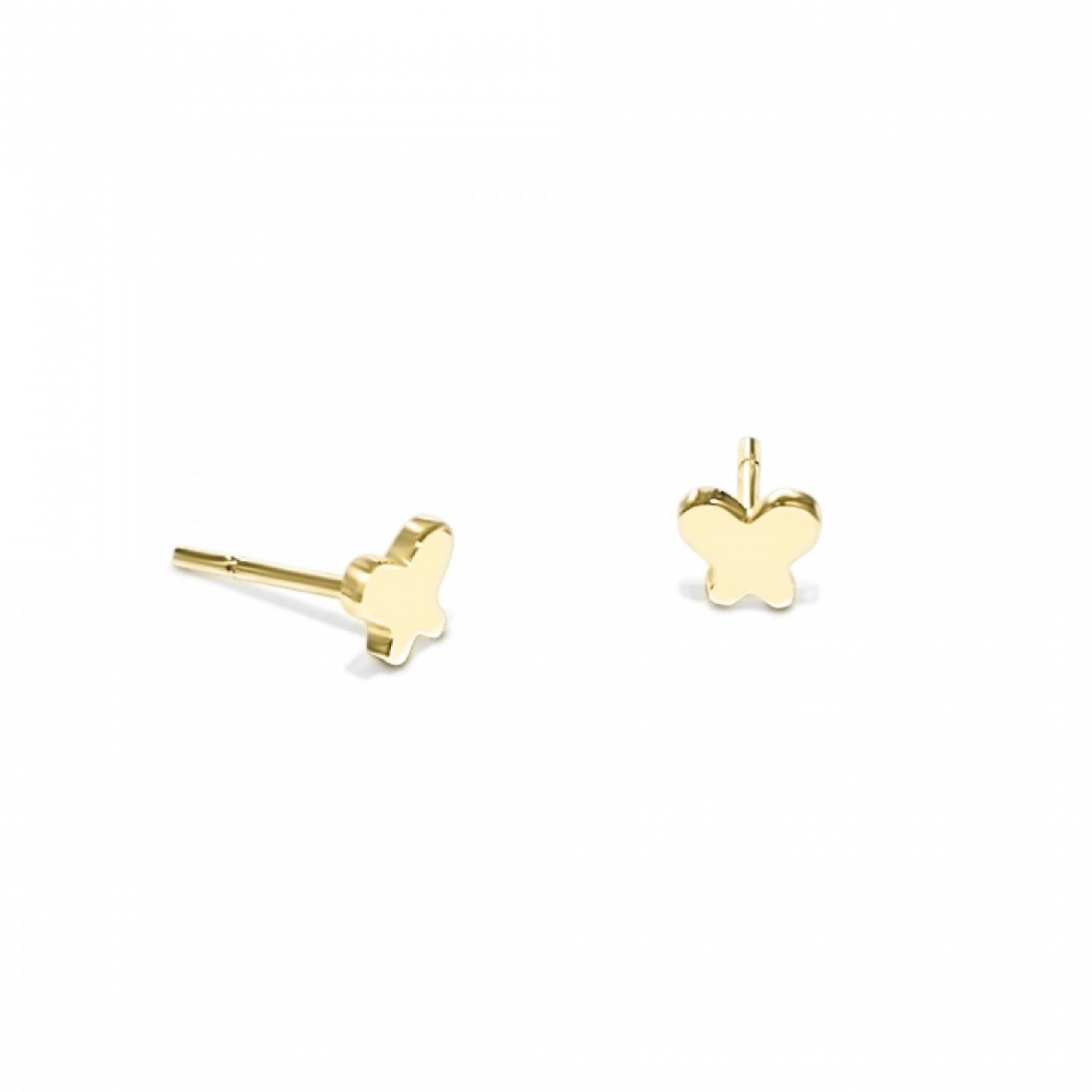 Butterfly baby earrings, K9 gold, ps0086 EARRINGS Κοσμηματα - chrilia.gr