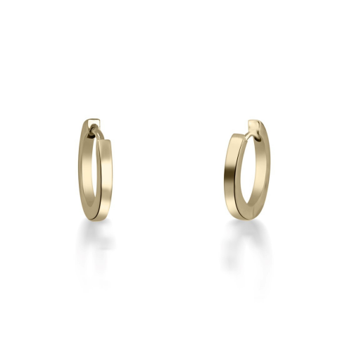 Hoop earrings round K9 gold, sk3498 EARRINGS Κοσμηματα - chrilia.gr
