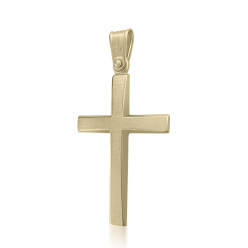 Βαπτιστικός σταυρός Κ14 χρυσό st3976 ΣΤΑΥΡΟΙ Κοσμηματα - chrilia.gr