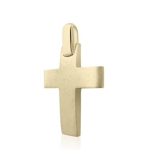 Βαπτιστικός σταυρός Κ14 χρυσό st3980 ΣΤΑΥΡΟΙ Κοσμηματα - chrilia.gr