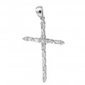 Baptism cross K18 white gold with diamonds 0.50ct, SI1, G st3494
