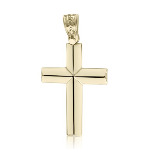 Βαπτιστικός σταυρός Κ14 χρυσό st3536 ΣΤΑΥΡΟΙ Κοσμηματα - chrilia.gr
