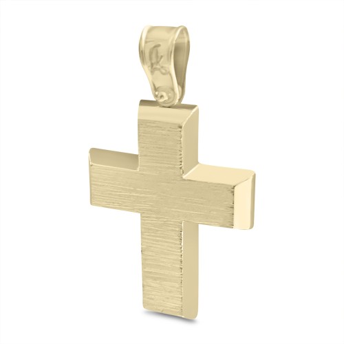 Βαπτιστικός σταυρός Κ14 χρυσό st3795 ΣΤΑΥΡΟΙ Κοσμηματα - chrilia.gr