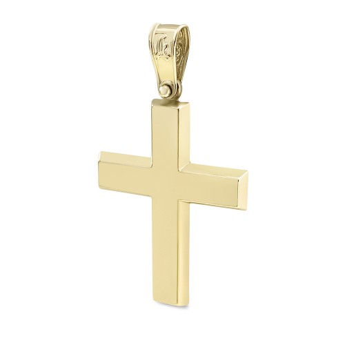 Βαπτιστικός σταυρός Κ14 χρυσό st3798 ΣΤΑΥΡΟΙ Κοσμηματα - chrilia.gr