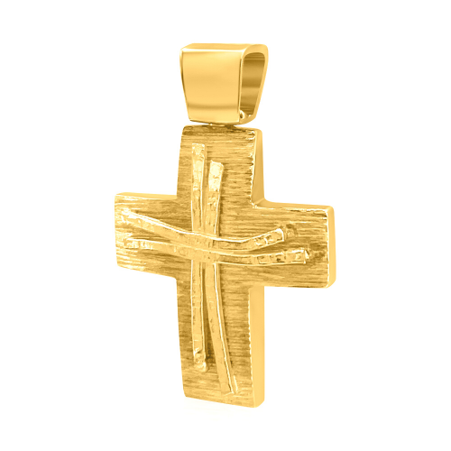 Βαπτιστικός σταυρός Κ14 χρυσό st1941 ΣΤΑΥΡΟΙ Κοσμηματα - chrilia.gr