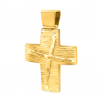 Baptism cross K14 gold st1943 CROSSES Κοσμηματα - chrilia.gr