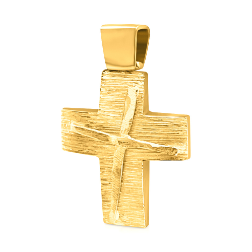 Βαπτιστικός σταυρός Κ14 χρυσό st1943 ΣΤΑΥΡΟΙ Κοσμηματα - chrilia.gr