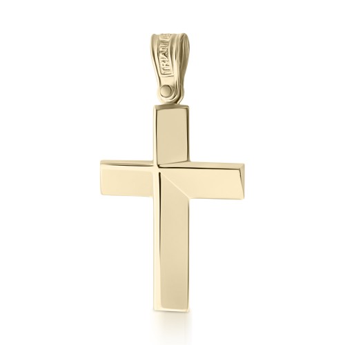 Βαπτιστικός σταυρός Κ14 χρυσό st3535 ΣΤΑΥΡΟΙ Κοσμηματα - chrilia.gr