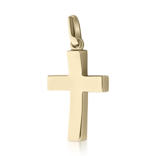 Βαπτιστικός σταυρός Κ14 χρυσό st3682 ΣΤΑΥΡΟΙ Κοσμηματα - chrilia.gr