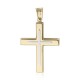 Baptism cross K14 gold and white gold st3791