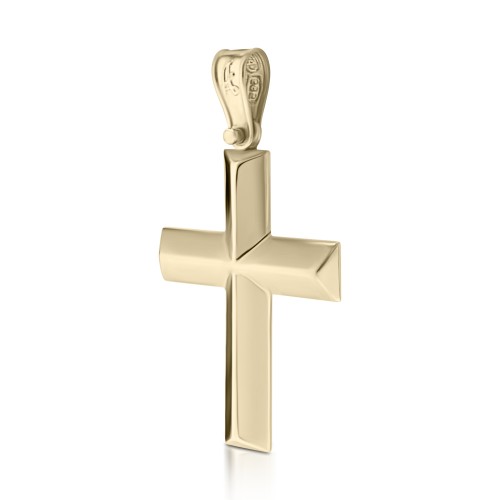 Βαπτιστικός σταυρός Κ14 χρυσό st3792 ΣΤΑΥΡΟΙ Κοσμηματα - chrilia.gr
