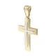 Baptism cross K14 gold and white gold st3793