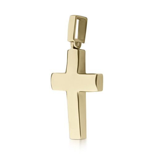 Βαπτιστικός σταυρός Κ14 χρυσό st3815 ΣΤΑΥΡΟΙ Κοσμηματα - chrilia.gr