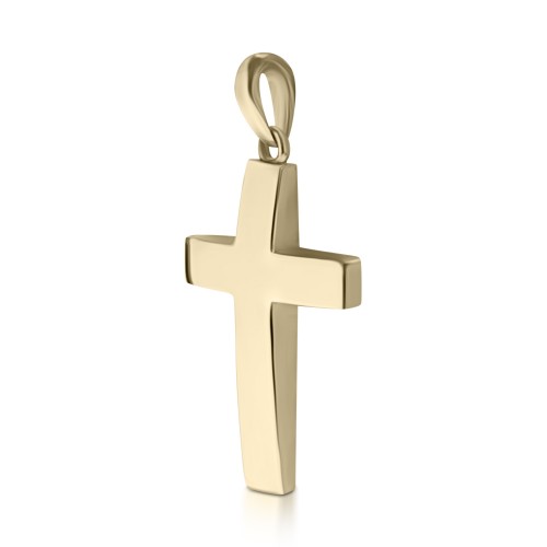 Βαπτιστικός σταυρός Κ14 χρυσό st3822 ΣΤΑΥΡΟΙ Κοσμηματα - chrilia.gr