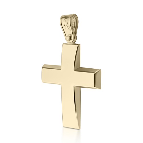 Βαπτιστικός σταυρός Κ14 χρυσό st3825 ΣΤΑΥΡΟΙ Κοσμηματα - chrilia.gr