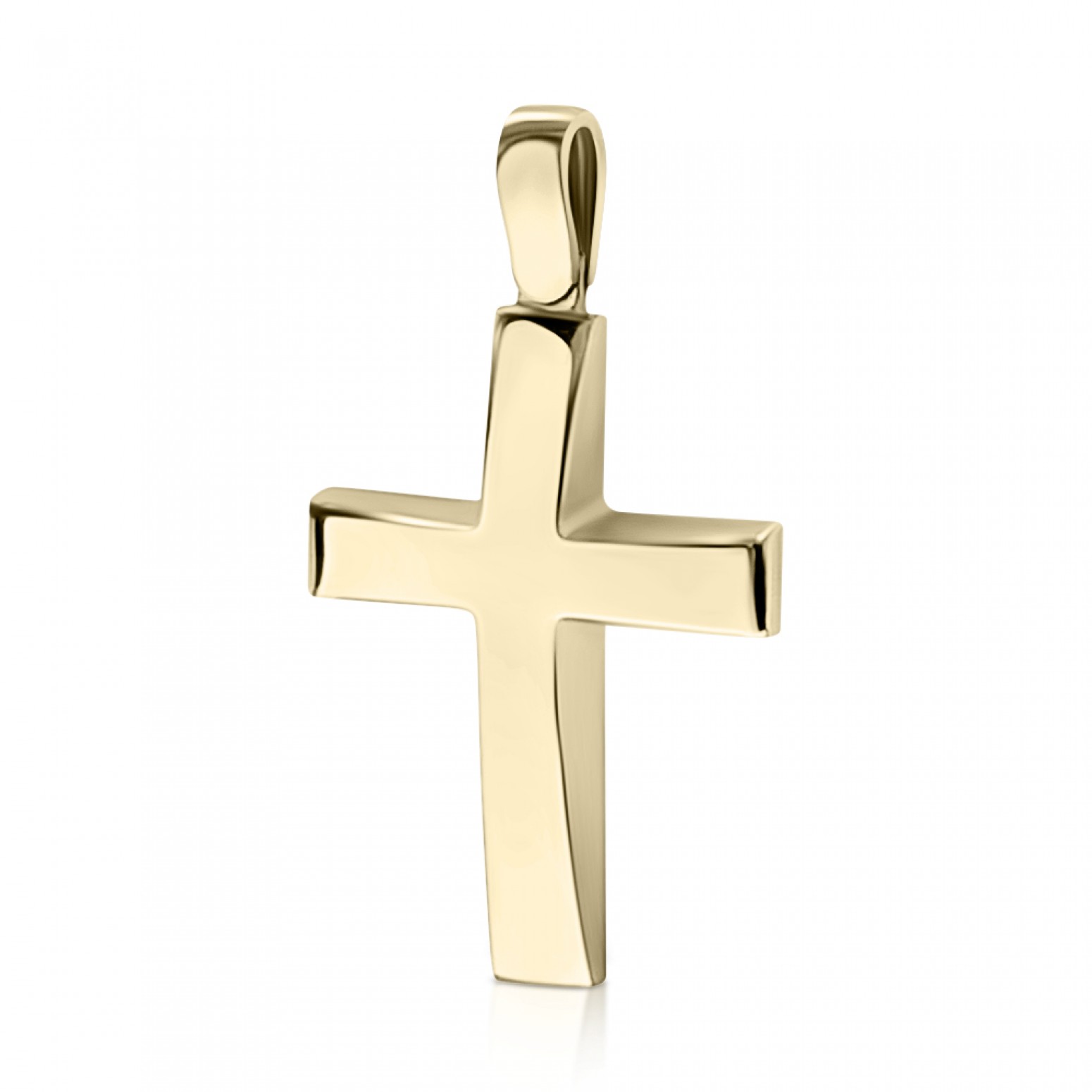 Βαπτιστικός σταυρός Κ14 χρυσό st3884 ΣΤΑΥΡΟΙ Κοσμηματα - chrilia.gr