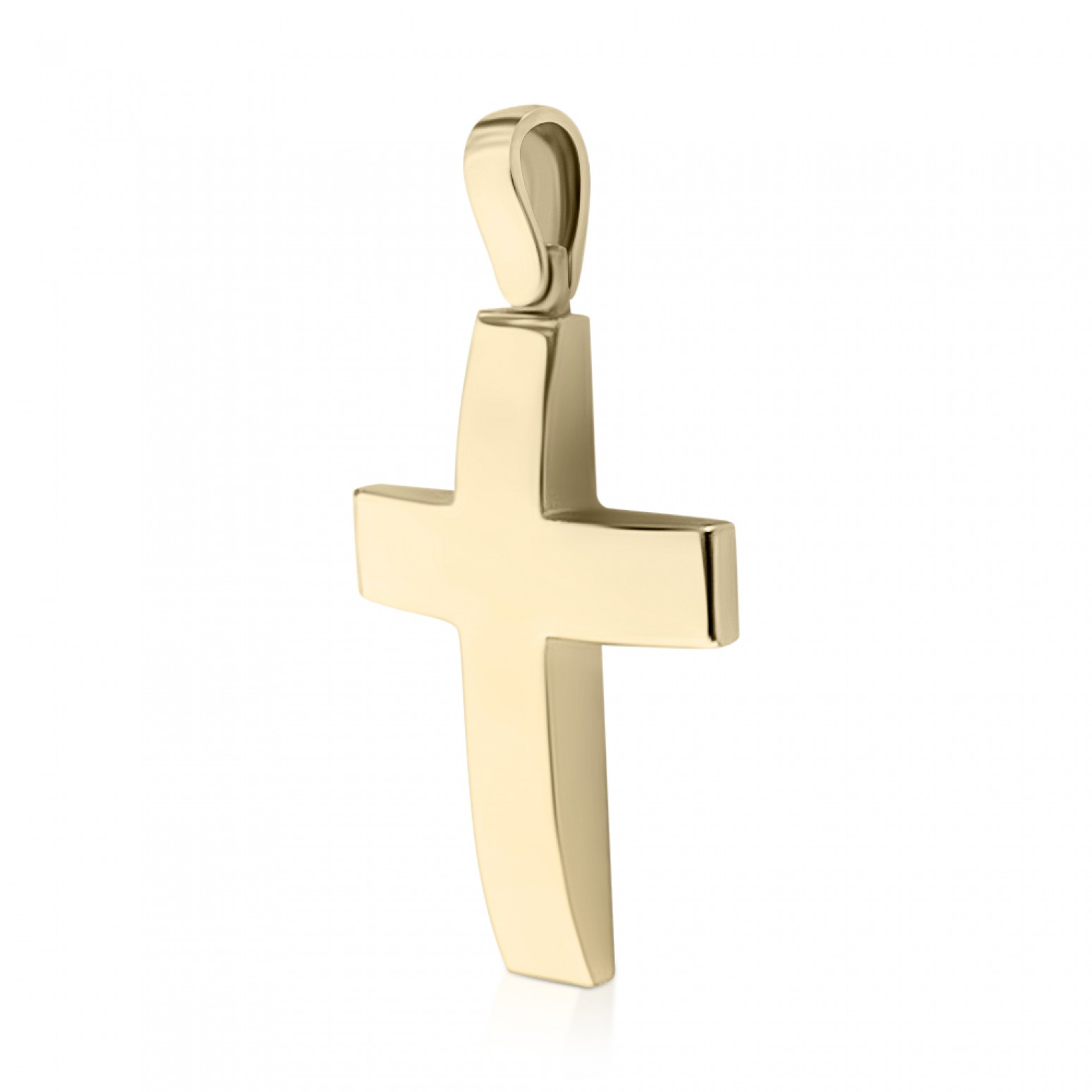 Βαπτιστικός σταυρός Κ14 χρυσό st3886 ΣΤΑΥΡΟΙ Κοσμηματα - chrilia.gr